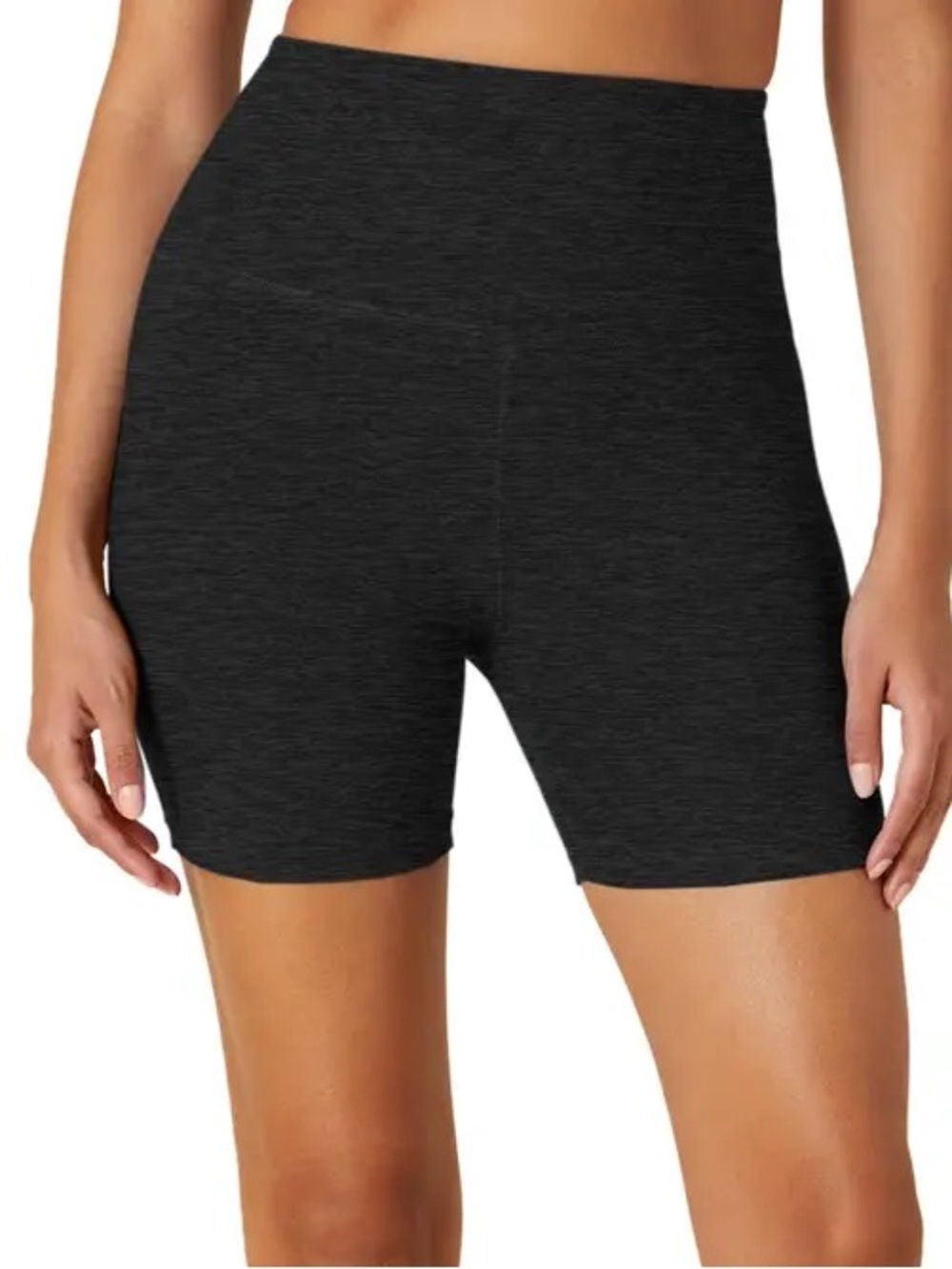 Beyond Yoga Keep Pace Space Dye Biker Short, Sz Small